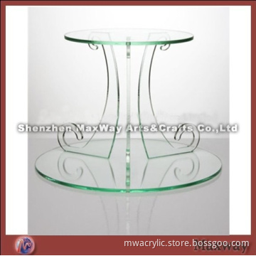 Shaped Carving Table Acrylic Food Stand